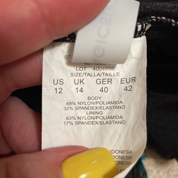 MAGICSUIT women’s striped DREW twist knot / one piece swimsuit statement back 12 - Picture 10 of 12